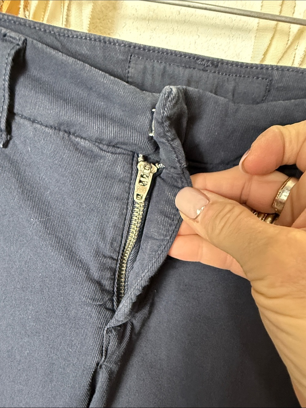 Frank & Eileen Wicklow Italian Chino Cotton Blend Trouser 8 in Charcoal Gray - Picture 8 of 13